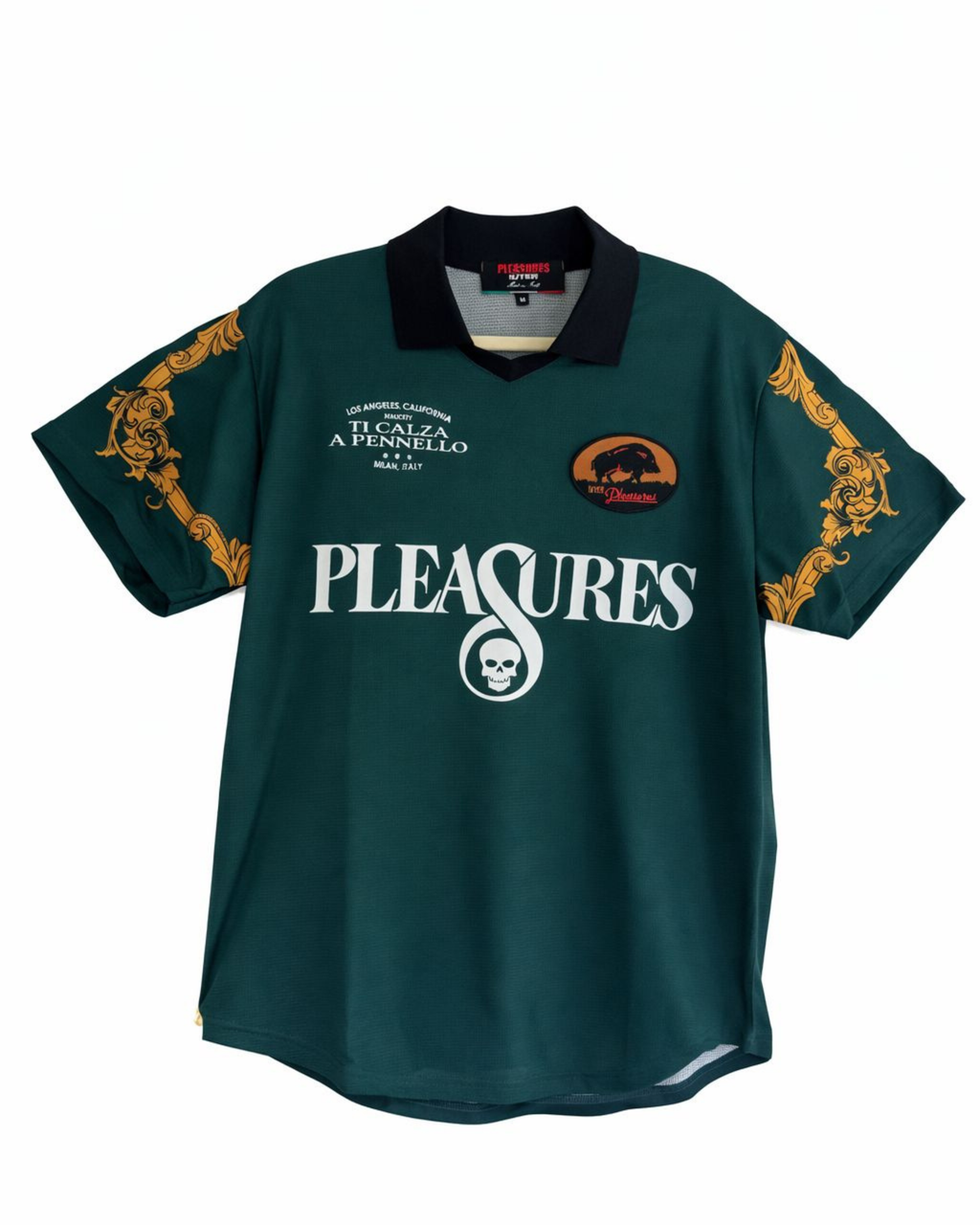Carlo Soccer Jersey – PLEASURES (Dark Green)