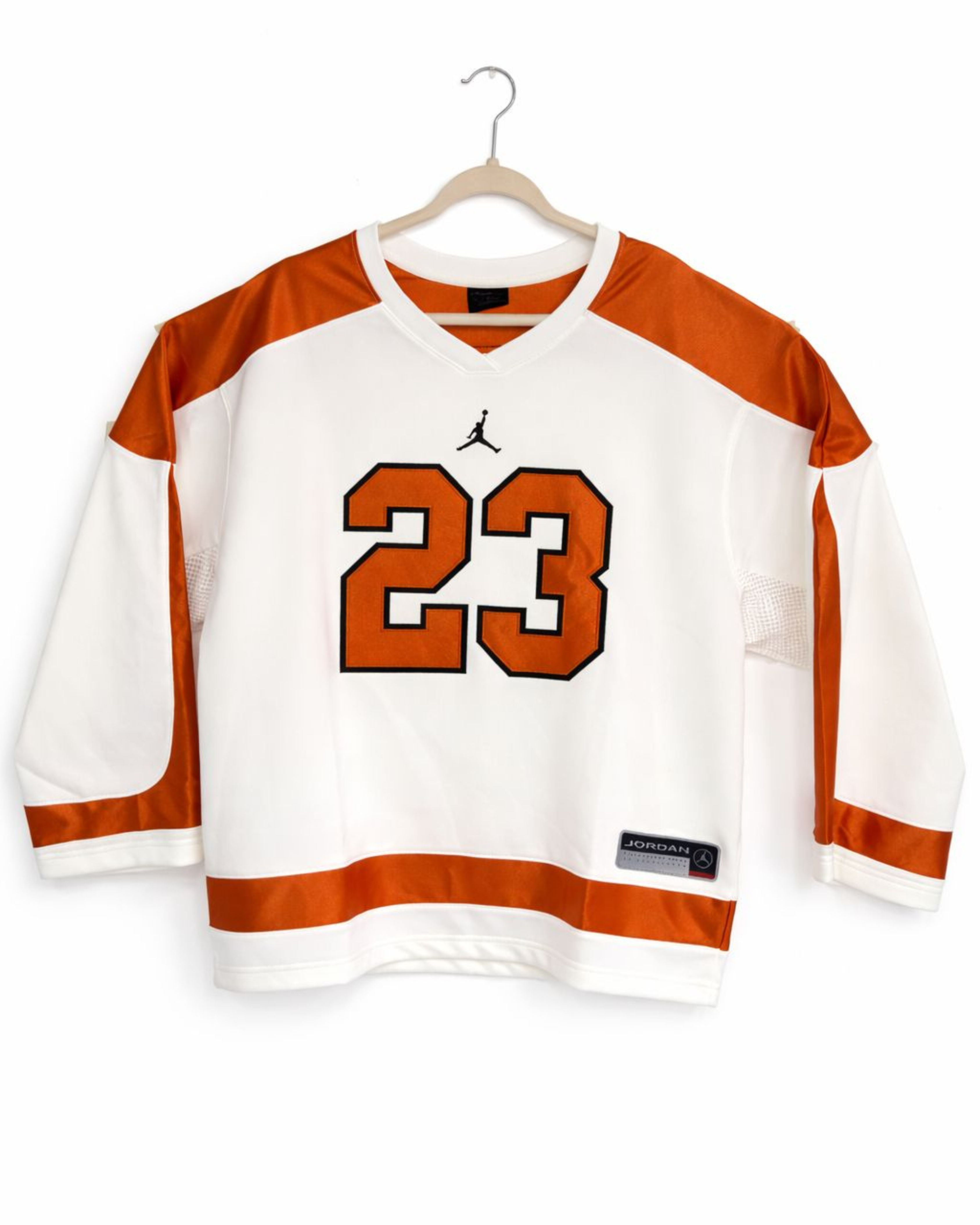 Jordan Hockey Tee – White / Orange