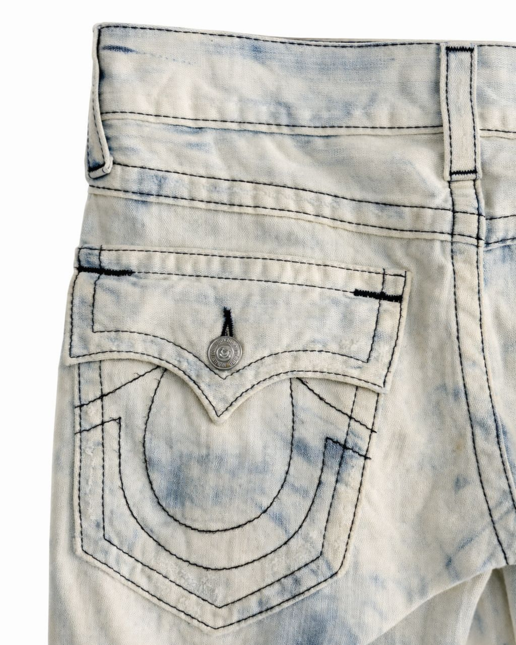 True Religion Distressed Light Denim