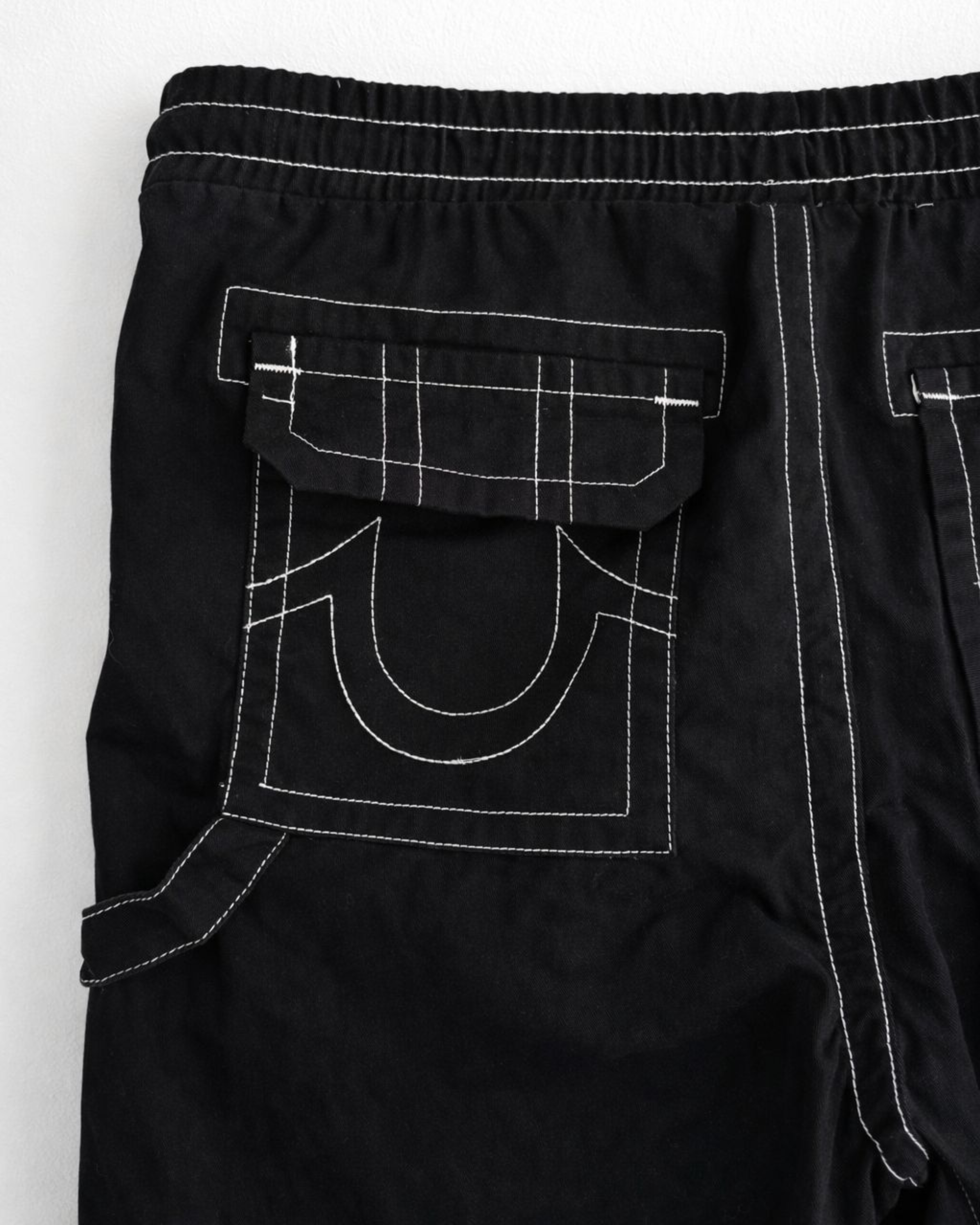 True Religion Black Cargo Pants